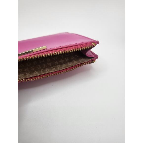 Kate Spade Wallet Coin Purse Key Chain Zipper L-Zip Card Holder - Picture 3 of 5